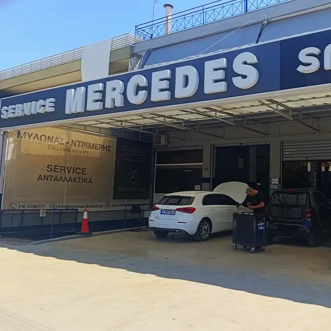 Google Ads και SEO στο εξειδικευμένο συνεργείο Mercedes Μυλωνάς Ντρίμερης